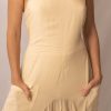 cream dress