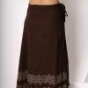 black cotton skirt