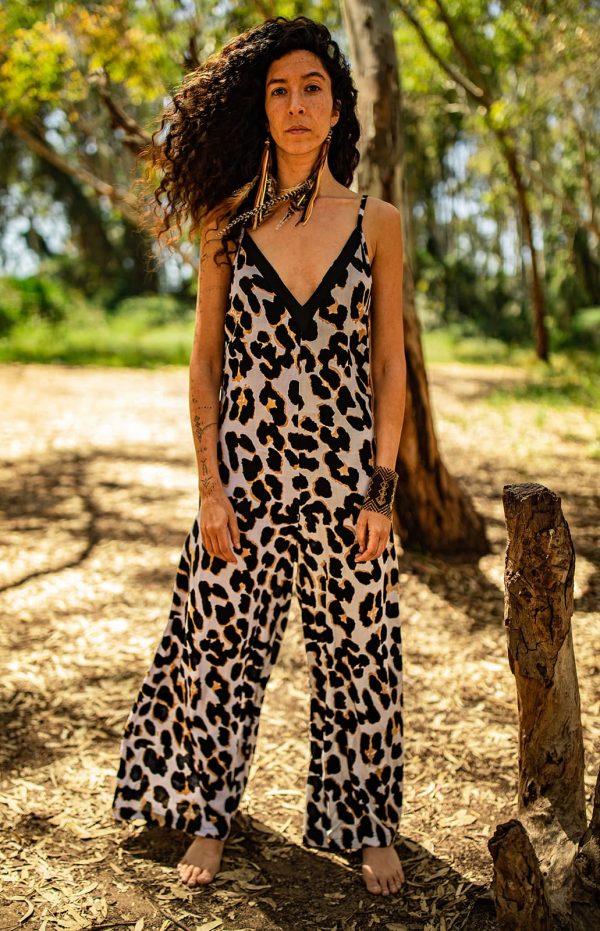 leopard jumpsuit
