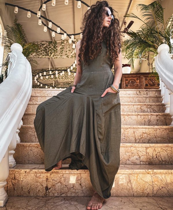 palma dress green